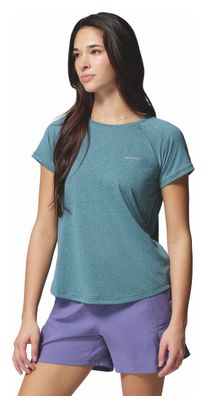 Columbia Bogata Bay Technisch T-shirt Blauw Dames