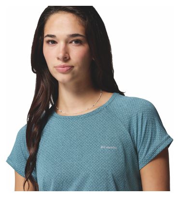Columbia Bogata Bay Technisch T-shirt Blauw Dames