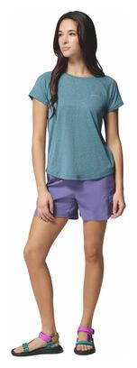 Columbia Bogata Bay Technisch T-shirt Blauw Dames
