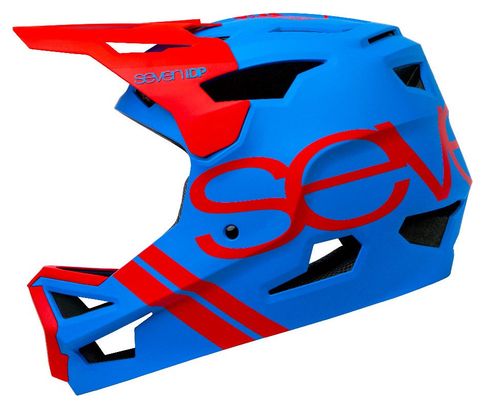 Seven Project 23 ABS Full face Helmet blue/red