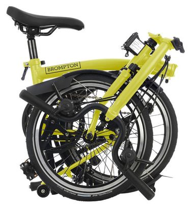 Brompton C Line Explore Mid Brompton 6V 16'' Faltrad Yuzu Lime Green