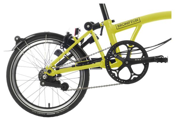 Brompton C Line Explore Mid Brompton 6V 16'' Faltrad Yuzu Lime Green