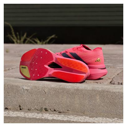 adidas Adizero Prime X3 Strung Running Shoes, Red/Black, Unisex