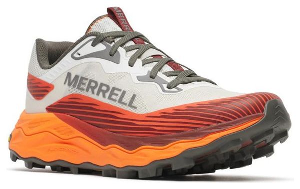 Merrell Agility Peak 6 Men's Trail Running Shoes, Beige/Orange