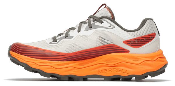Merrell Agility Peak 6 Men's Trail Running Shoes, Beige/Orange