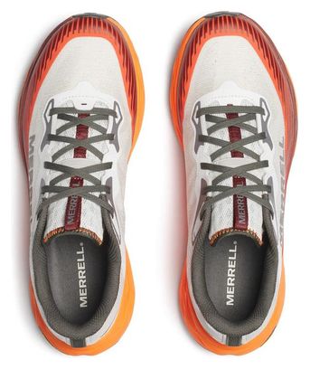 Merrell Agility Peak 6 Men's Trail Running Shoes, Beige/Orange