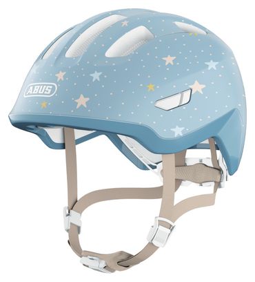 Abus Smiley 3.0 Flace LED-Kinderhelm, blau