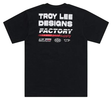Maglietta a maniche corte Troy Lee Designs Factory Nero