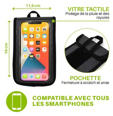 BIKE CASE - Sacoche cadre de vélo - Téléphone 6 5