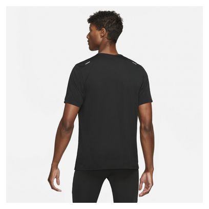 Nike Dri-Fit Rise 5 Short Sleeve Jersey Zwart