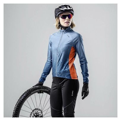 Maillot de cyclisme Loeffler manches longues W Bike L / s Jersey Dirt femme-Bleu