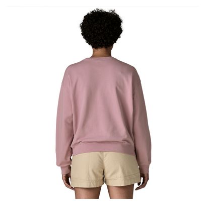 Sudadera de manga larga Patagonia '95 Oval Logo Daily Crew Violeta Mujer
