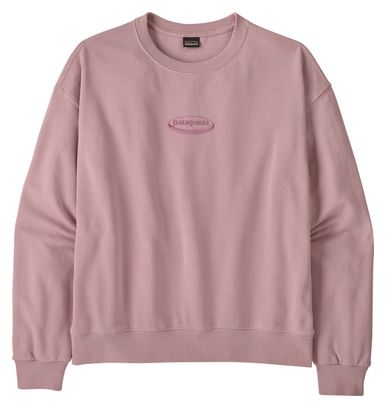 Sudadera de manga larga Patagonia '95 Oval Logo Daily Crew Violeta Mujer