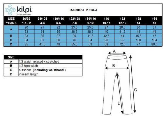 Pantalon randonnée enfant Kilpi KERI-J