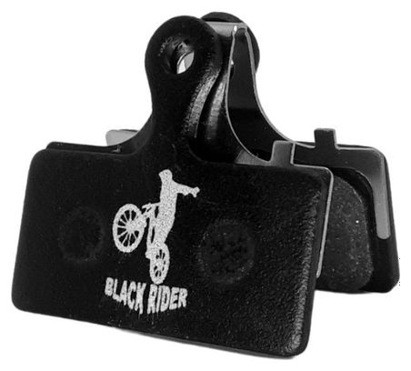 Paires de Plaquettes BLACK RIDER pour SHIMANO XT 2P XTR G03S Semi-métallique "Agressif"