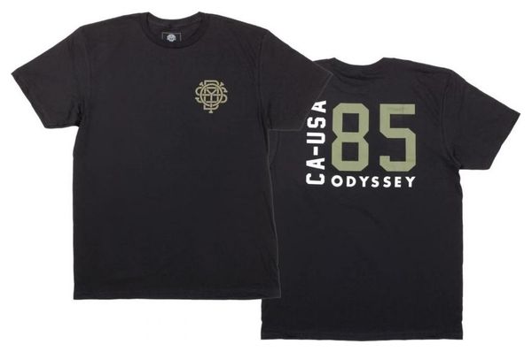 T-Shirt Manches Courtes Odyssey Import Noir