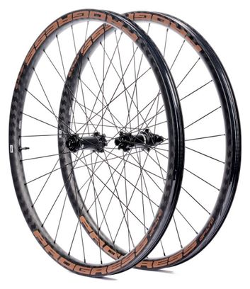 Paire de roues Progress GP LTD Nexo 29" | Boost 15x110/12x148 mm | 6 Trous | Shimano Microspline