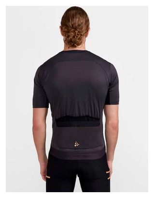Maillot de manga corta Craft Pro Gravel Negro