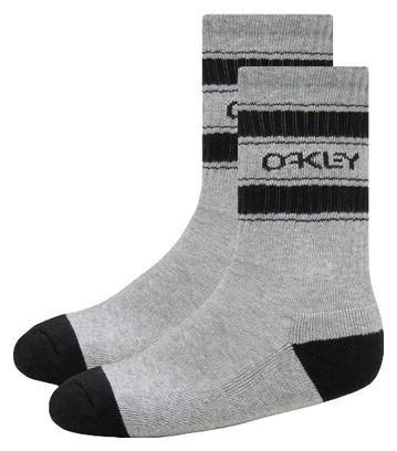 Oakley B1B Icon Grey Socks (paquete de 3 pares)