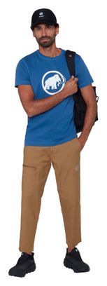 Maglietta Mammut Core Classic blu da uomo