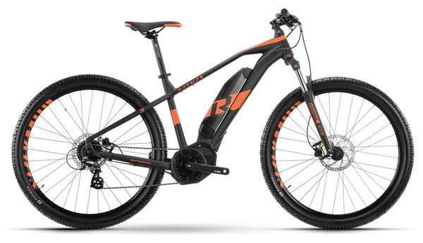 Raymon HardRay E Nine 3.0 Electric Hardtail MTB Shimano Altus 8S 400 Wh 29 Black Magma Orange 2021