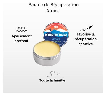 Baume de récupération sportive à l'arnica 50ml