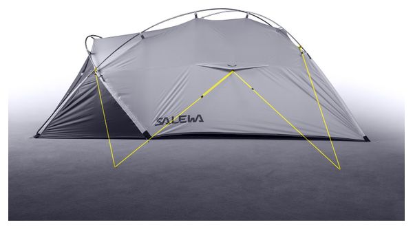 Salewa Litetrek III Self-supporting 3 Seasons Tent Gray