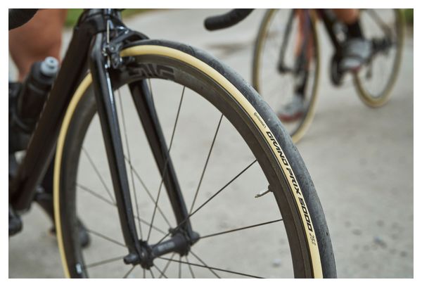 Copertone stradale Continental GP 5000 700 mm pieghevole Tubetype Vectran Breaker BlackChili Cream Sidewalls