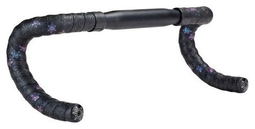 Supacaz Super Sticky Kush Galaxy Black/Pink Hanger Tape with Black Caps
