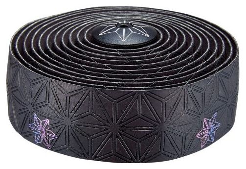Supacaz Super Sticky Kush Galaxy Black/Pink Hanger Tape with Black Caps