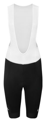 Cuissard Court à Bretelles Femme Le Col Sport II Noir/Blanc