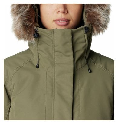 Columbia Little Si Parka Impermeable Mujer Verde