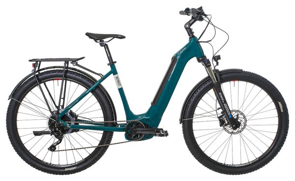 VTC Électrique Bicyklet Fabienne Shimano Deore 10V 625 Wh 29'' Turquoise