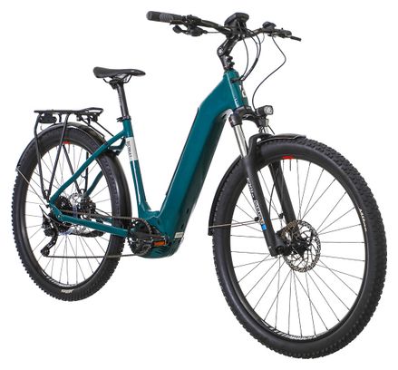 VTC Électrique Bicyklet Fabienne Shimano Deore 10V 625 Wh 29'' Turquoise