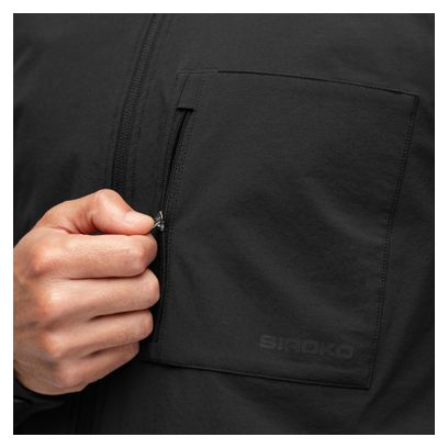 Surchemise été cyclisme gravel homme Stoneway Black Noir