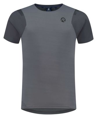 Maillot Manches Courtes VTT Velo Rogelli Adventure Distance - Homme - Gris
