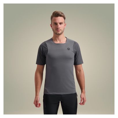 Maillot Manches Courtes VTT Velo Rogelli Adventure Distance - Homme - Gris