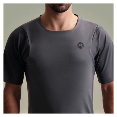 Maillot Manches Courtes VTT Velo Rogelli Adventure Distance - Homme - Gris