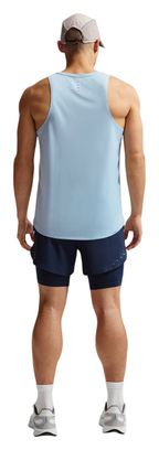 Pantaloncini 2 in 1 Nike Stride 5in blu da uomo