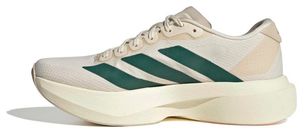 Adidas Adizero Evo SL Woven hardloopschoenen voor dames, wit/groen/roze