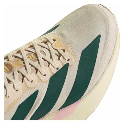 Adidas Adizero Evo SL Woven hardloopschoenen voor dames, wit/groen/roze