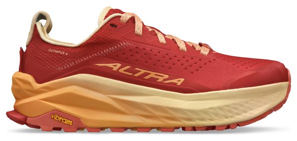 Altra Olympus 6 Trail Shoes Red/Orange Women's