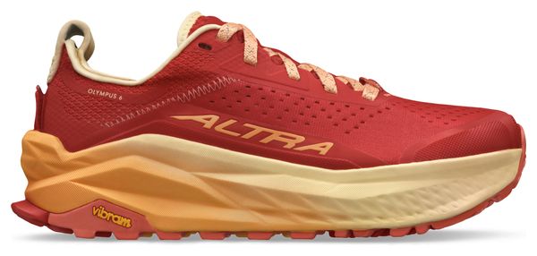 Chaussures Trail Altra Olympus 6 Rouge/Orange Femme