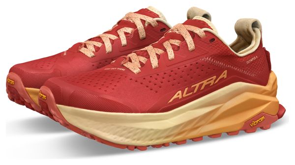 Altra Olympus 6 Trail Shoes Red/Orange Women's