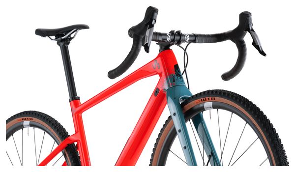 BMC URS Two Gravel Bike Sram Apex eTap AXS/X1 Eagle AXS 12S 700 mm Neon Rot