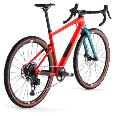 BMC URS Two Gravel Bike Sram Apex eTap AXS/X1 Eagle AXS 12S 700 mm Neon Rot