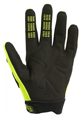 Paar Fox Dirtpaw Youth Long Gloves Fluorescent Yellow