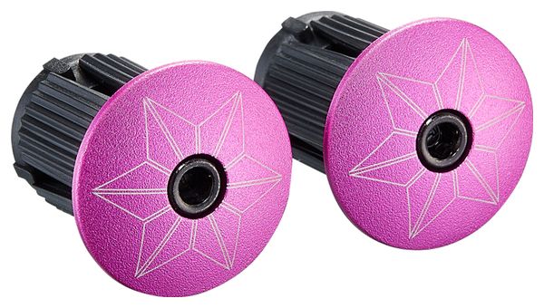Ruban de Cintre Supacaz Super Sticky Kush Star Fade Neon Rose avec Bouchons