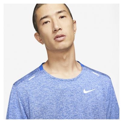 Camiseta Nike Dri-Fit Rise 5 manga corta azul