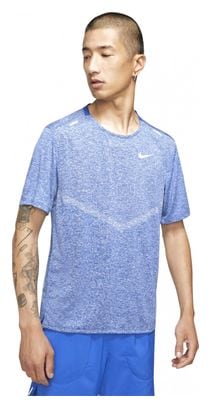 Maillot manches courtes Nike Dri-Fit Rise 365 Bleu